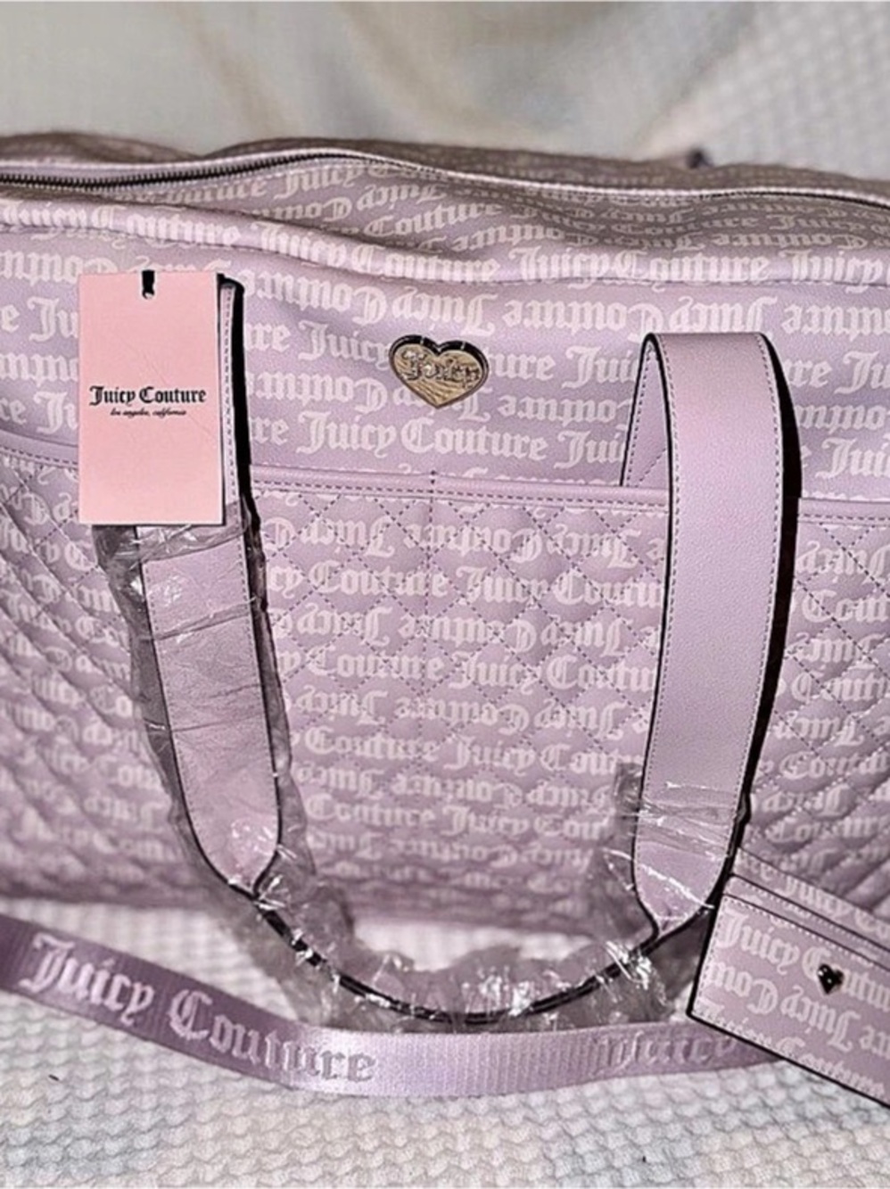 Juicy Couture Pink Baby Bag / weekender NWT
